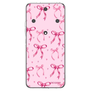 Picasee silikonska prozirna maskica za Honor Magic5 Lite 5G - Bow Aesthetic