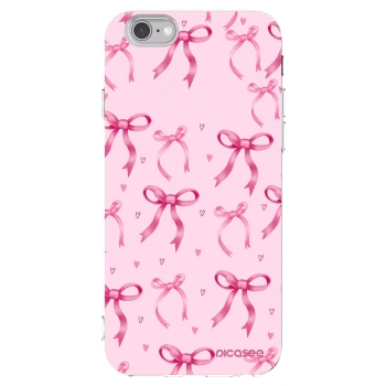 Picasee silikonska prozirna maskica za Apple iPhone 6/6S - Bow Aesthetic