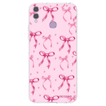 Picasee silikonska prozirna maskica za Honor 8X - Bow Aesthetic