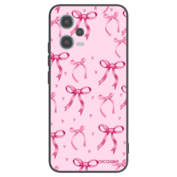 Picasee crna silikonska maskica za Xiaomi Redmi Note 12 5G - Bow Aesthetic