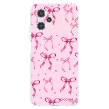 Picasee silikonska prozirna maskica za Xiaomi Redmi Note 12 5G - Bow Aesthetic
