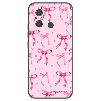 Picasee crna silikonska maskica za Xiaomi Redmi 12C - Bow Aesthetic
