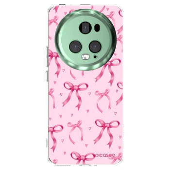 Picasee silikonska prozirna maskica za Honor Magic5 Pro - Bow Aesthetic