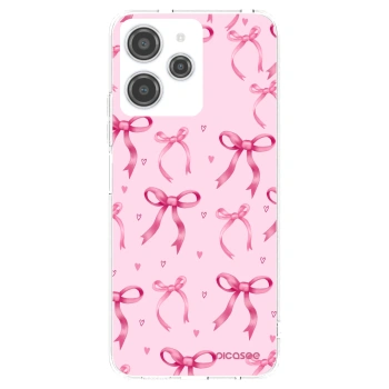 Picasee silikonska prozirna maskica za Xiaomi Redmi 12 4G - Bow Aesthetic