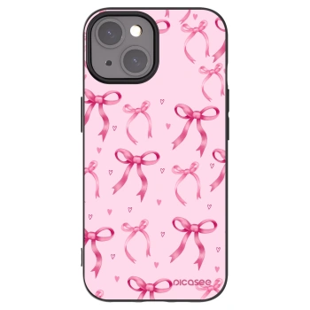 Picasee crna silikonska maskica za Apple iPhone 15 - Bow Aesthetic