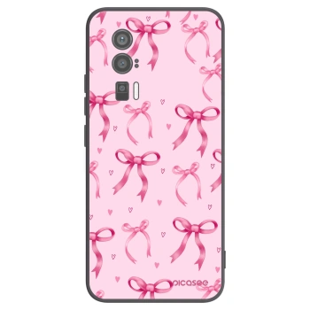 Picasee crna silikonska maskica za Xiaomi Poco F5 Pro 5G - Bow Aesthetic