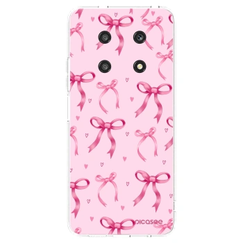 Picasee silikonska prozirna maskica za Honor Magic4 Lite 5G - Bow Aesthetic