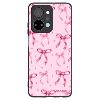 Picasee crna silikonska maskica za Honor X7a - Bow Aesthetic