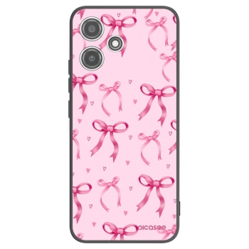 Picasee crna silikonska maskica za Xiaomi Redmi 12 5G - Bow Aesthetic