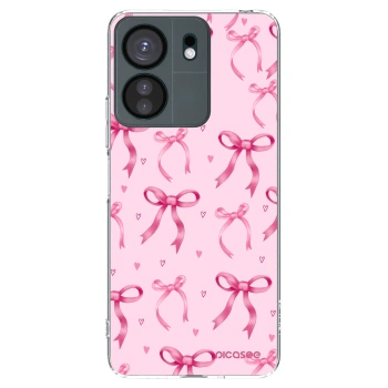 Picasee silikonska prozirna maskica za Xiaomi Redmi 13C 4G - Bow Aesthetic