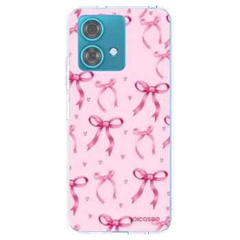 Picasee silikonska prozirna maskica za Motorola Edge 40 Neo - Bow Aesthetic