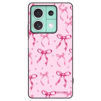 Picasee crna silikonska maskica za Xiaomi Redmi Note 13 5G - Bow Aesthetic