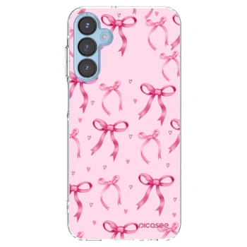 Picasee silikonska prozirna maskica za Samsung Galaxy A15 A156B 5G - Bow Aesthetic