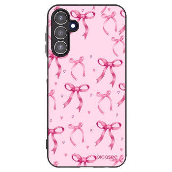 Picasee crna silikonska maskica za Samsung Galaxy A15 A155F 4G - Bow Aesthetic