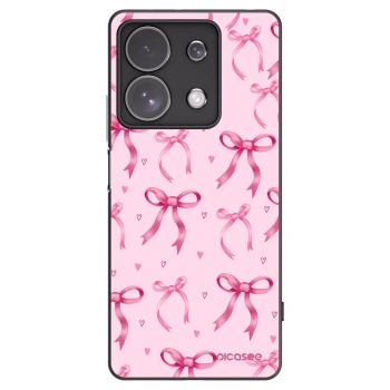 Picasee crna silikonska maskica za Xiaomi Redmi Note 13 Pro 4G - Bow Aesthetic