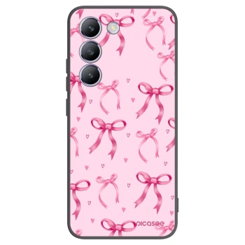 Picasee crna silikonska maskica za Vivo V40 SE 5G - Bow Aesthetic