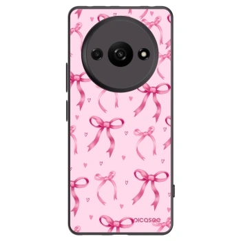 Picasee crna silikonska maskica za Xiaomi Redmi A3 - Bow Aesthetic