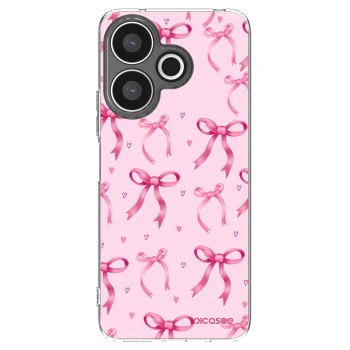 Picasee silikonska prozirna maskica za Xiaomi Redmi 13 4G - Bow Aesthetic