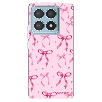 Picasee silikonska prozirna maskica za Xiaomi 14T Pro - Bow Aesthetic