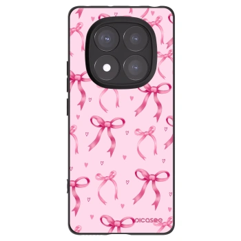 Picasee crna silikonska maskica za Xiaomi Redmi Note 14 Pro 5G - Bow Aesthetic