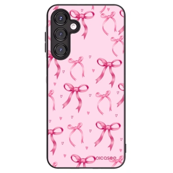 Picasee crna silikonska maskica za Samsung Galaxy A16 5G - Bow Aesthetic