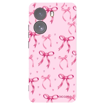 Picasee crna silikonska maskica za Xiaomi Poco X7 - Bow Aesthetic