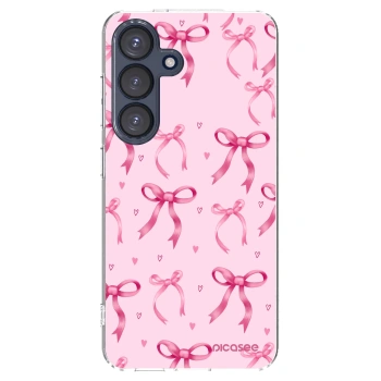 Picasee silikonska prozirna maskica za Samsung Galaxy S25 5G - Bow Aesthetic