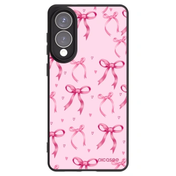 Picasee crna silikonska maskica za Samsung Galaxy S25 Edge 5G - Bow Aesthetic