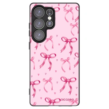 Picasee crna silikonska maskica za Samsung Galaxy S25 Ultra 5G - Bow Aesthetic