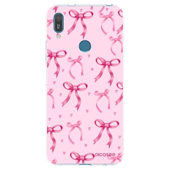 Picasee silikonska prozirna maskica za Huawei Y7 2019 - Bow Aesthetic