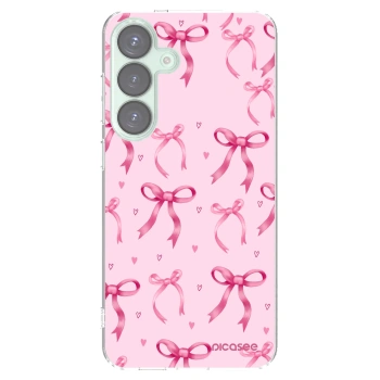 Picasee silikonska prozirna maskica za Samsung Galaxy S25+ 5G - Bow Aesthetic