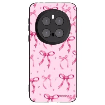 Picasee crna silikonska maskica za Honor Magic7 Pro 5G - Bow Aesthetic