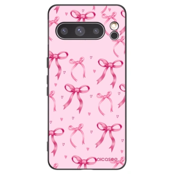 Picasee crna silikonska maskica za Google Pixel 8 Pro - Bow Aesthetic