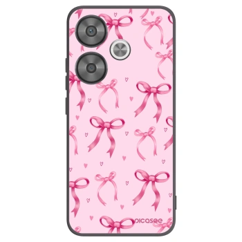 Picasee crna silikonska maskica za Xiaomi Poco F6 - Bow Aesthetic