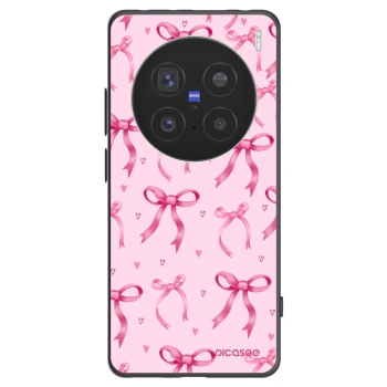 Picasee crna silikonska maskica za Vivo X200 Pro - Bow Aesthetic