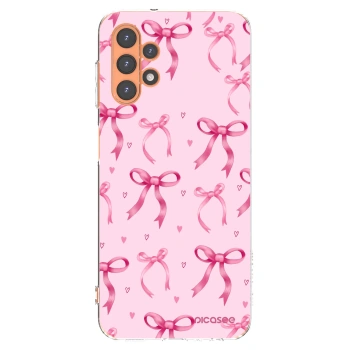 Picasee silikonska prozirna maskica za Samsung Galaxy A13 5G - Bow Aesthetic