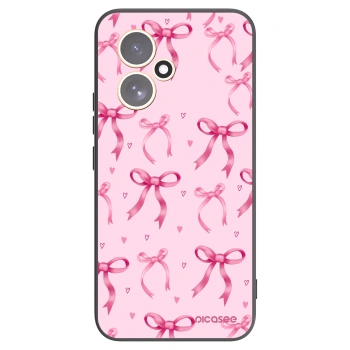 Picasee crna silikonska maskica za Honor 400 5G - Bow Aesthetic