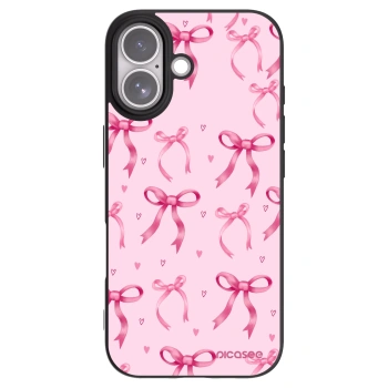 Picasee crna silikonska maskica za Apple iPhone 17 - Bow Aesthetic