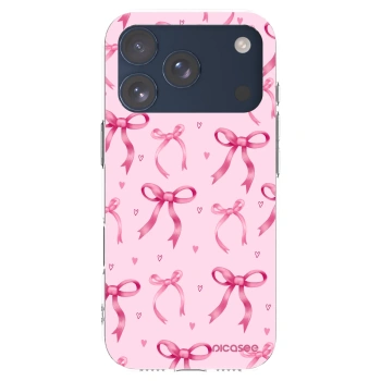 Picasee silikonska prozirna maskica za Apple iPhone 17 Pro - Bow Aesthetic