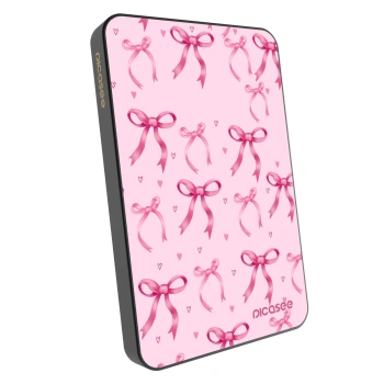 Prijenosni punjač s MagSafe 5 000 mAh Sivo - Bow Aesthetic