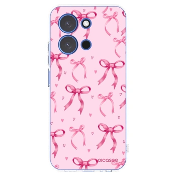 Picasee silikonska prozirna maskica za Xiaomi Redmi 15C 4G - Bow Aesthetic