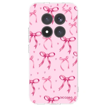 Picasee silikonska prozirna maskica za Xiaomi Redmi Note 15 Pro+ - Bow Aesthetic