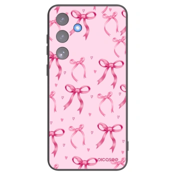 Picasee crna silikonska maskica za Samsung Galaxy S25 FE 5G - Bow Aesthetic