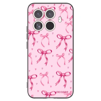 Picasee crna silikonska maskica za Xiaomi 15T Pro - Bow Aesthetic