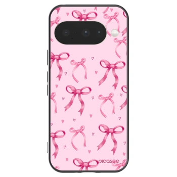 Picasee crna silikonska maskica za Google Pixel 10 - Bow Aesthetic