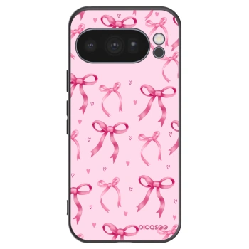 Picasee crna silikonska maskica za Google Pixel 10 Pro - Bow Aesthetic