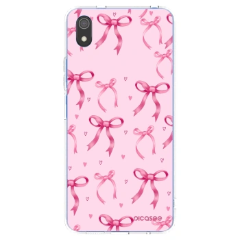 Picasee silikonska prozirna maskica za Xiaomi Redmi 7A - Bow Aesthetic