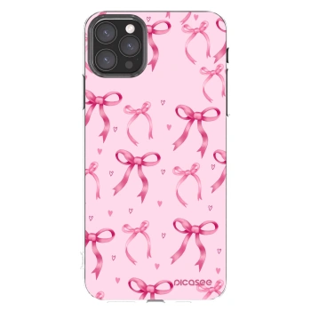 Picasee silikonska prozirna maskica za Apple iPhone 11 Pro Max - Bow Aesthetic