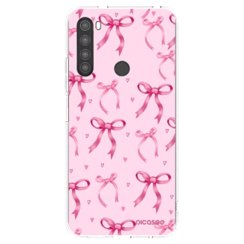 Picasee silikonska prozirna maskica za Xiaomi Redmi Note 8 - Bow Aesthetic