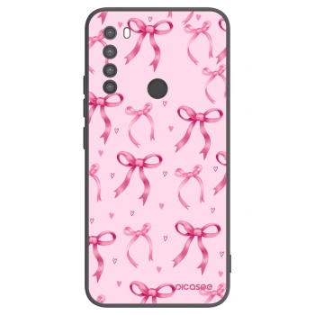 Picasee crna silikonska maskica za Xiaomi Redmi Note 8 - Bow Aesthetic